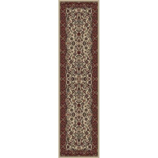 Concord Global Trading Concord Global 20222 2 ft. x 7 ft. 7 in. Persian Classics Kashan - Ivory 20222